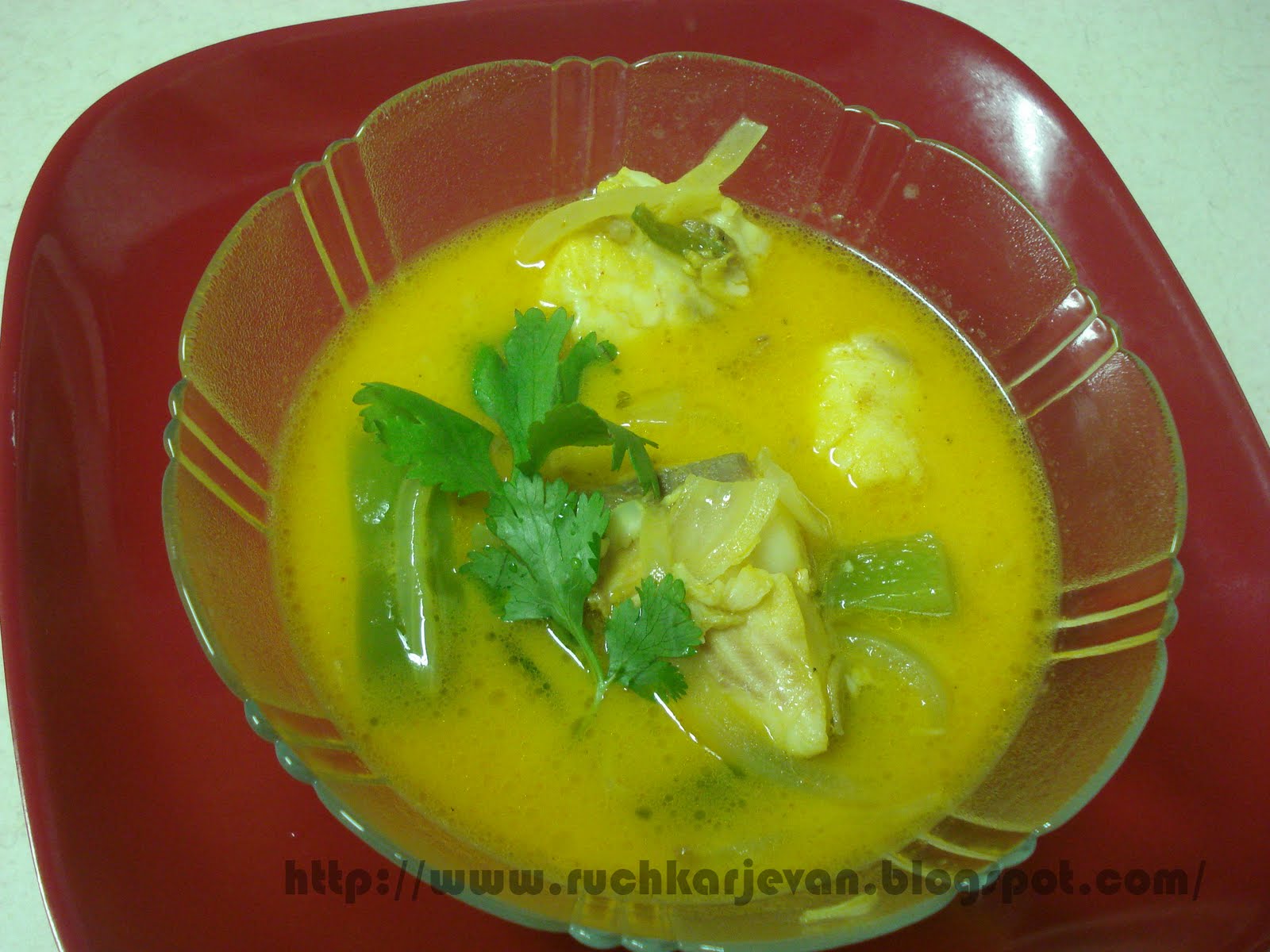 रुचकर जेवण Tilapia fish curry